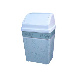 10L Plastic Waste Bin Baby Print Nu Ware