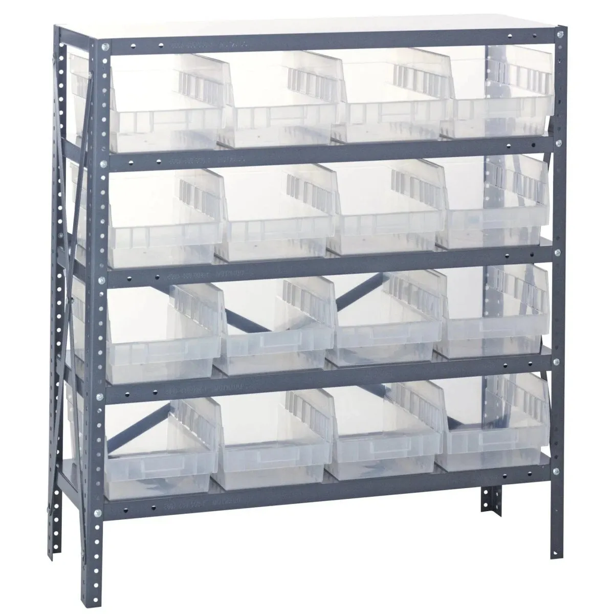 1239-207 | 12" x 36" x 39" Shelving Unit with 16 Bins