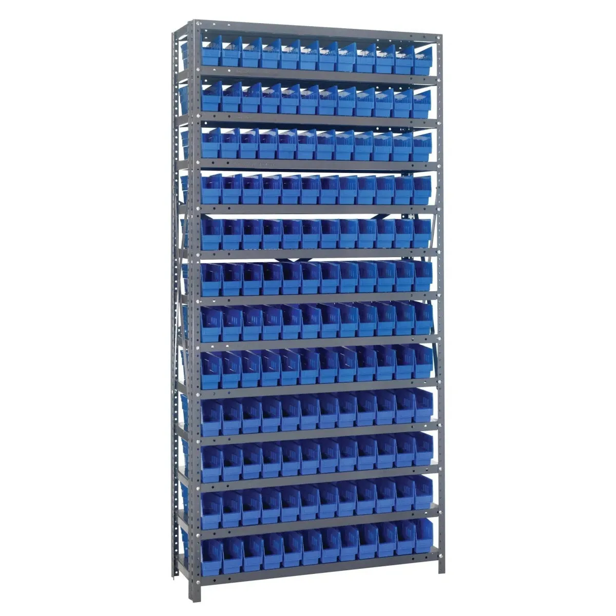 1275-100 | 12" x 36" x 75" Shelving Unit with 144 Bins