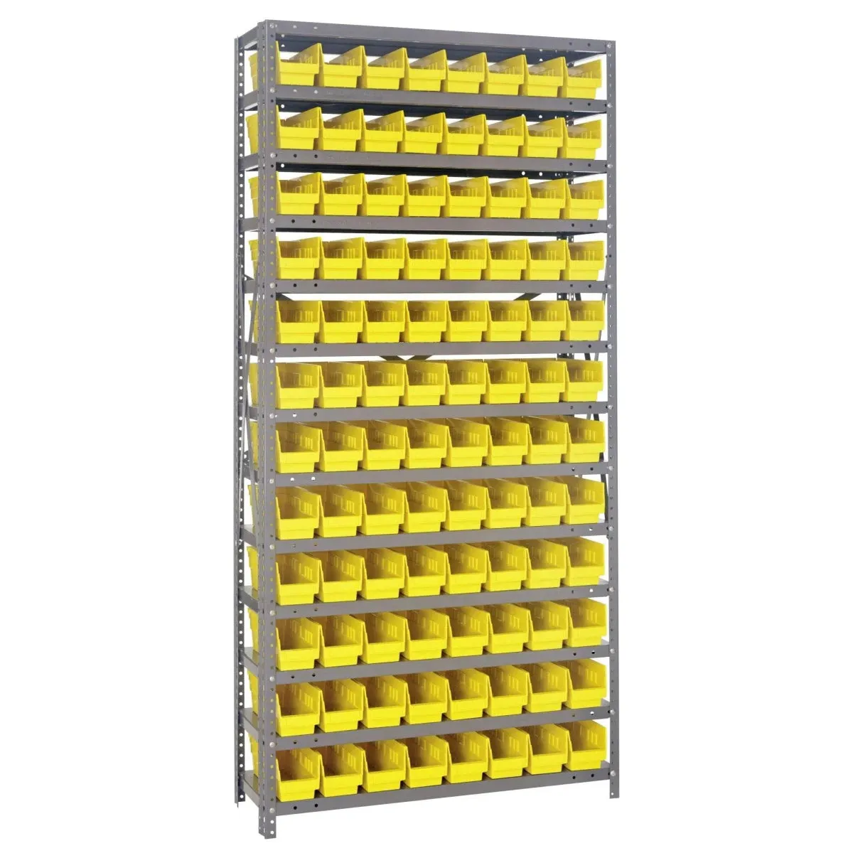 1275-101 | 12" x 36" x 75" Shelving Unit with 96 Bins