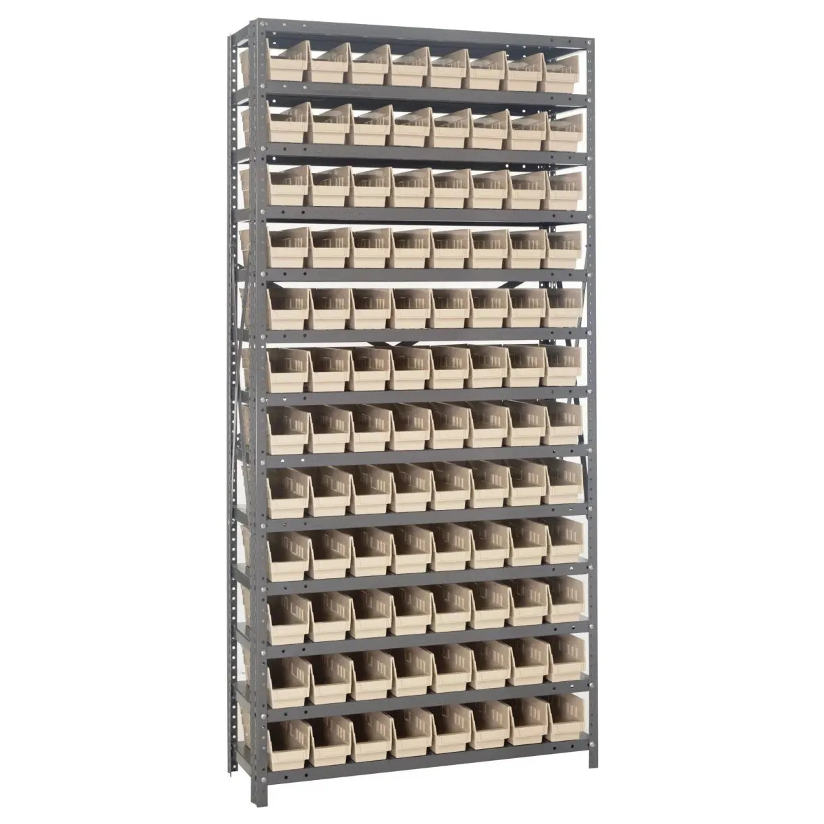 1275-101 | 12" x 36" x 75" Shelving Unit with 96 Bins