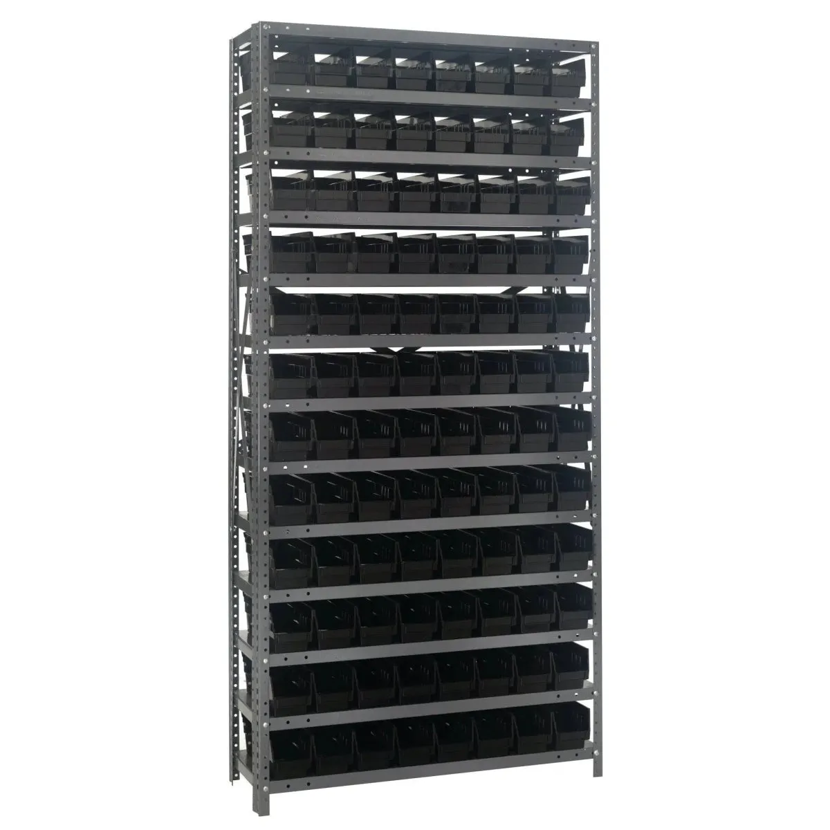 1275-101 | 12" x 36" x 75" Shelving Unit with 96 Bins