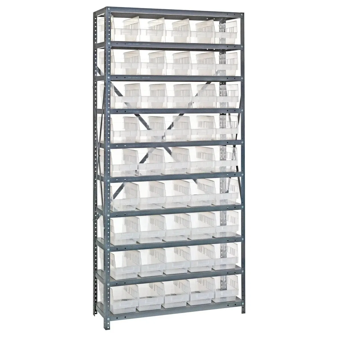 1275-202 | 12" x 36" x 75" Shelving Unit with 45 Bins