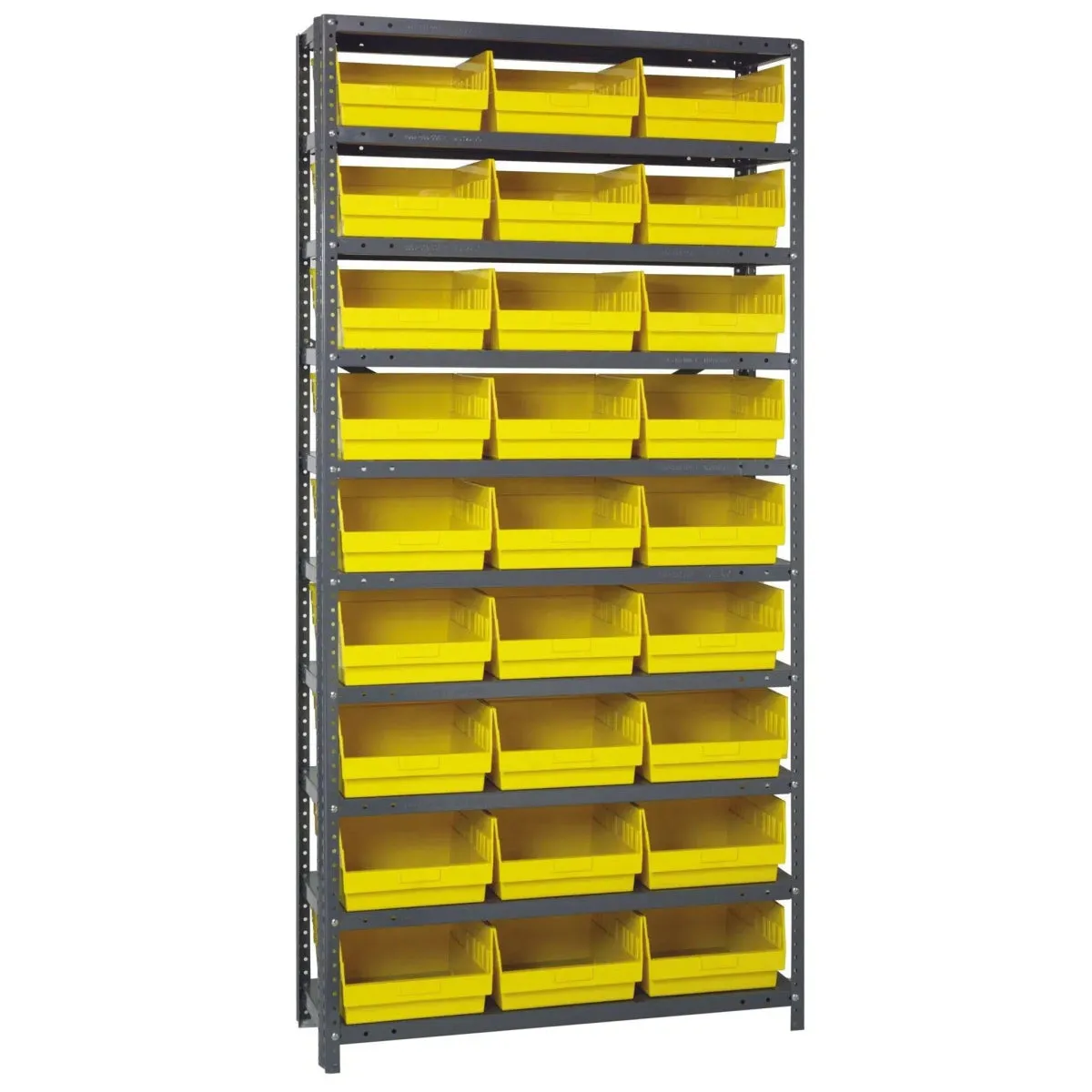 1275-209 | 12" x 36" x 75" Shelving Unit with 27 Bins