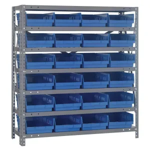 1839-108 | 18" x 36" x 39" Shelving Unit with 24 Bins