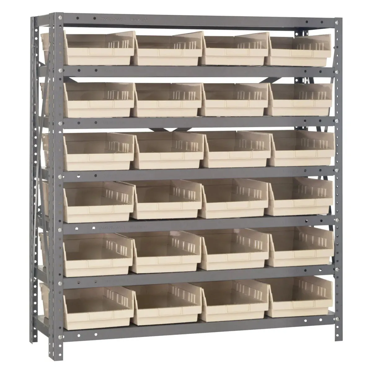 1839-108 | 18" x 36" x 39" Shelving Unit with 24 Bins