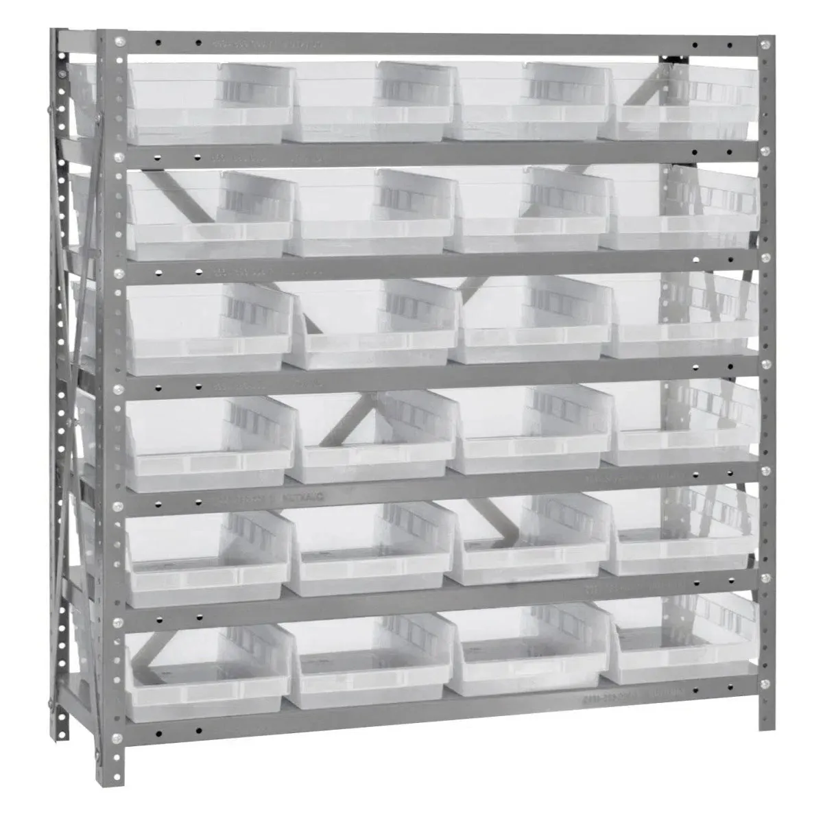 1839-108 | 18" x 36" x 39" Shelving Unit with 24 Bins