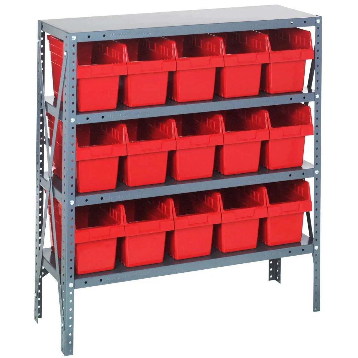 1839-SB804 | 18" x 36" x 39" Shelving Unit with 15 Bins