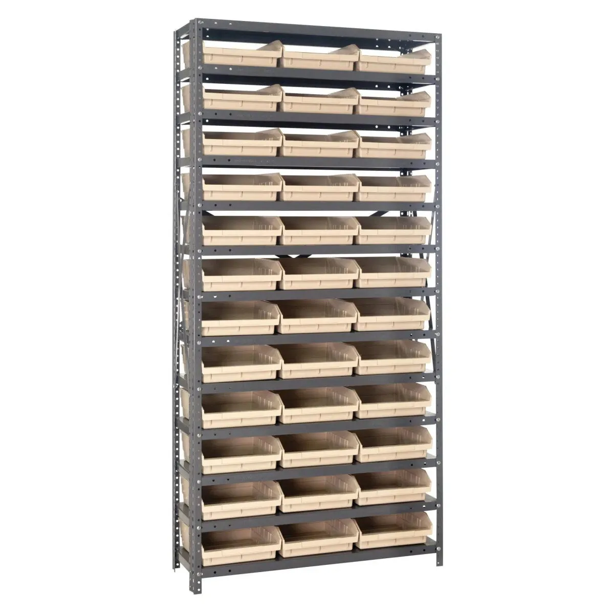 1875-110 | 18" x 36" x 75" Shelving Unit with 36 Bins