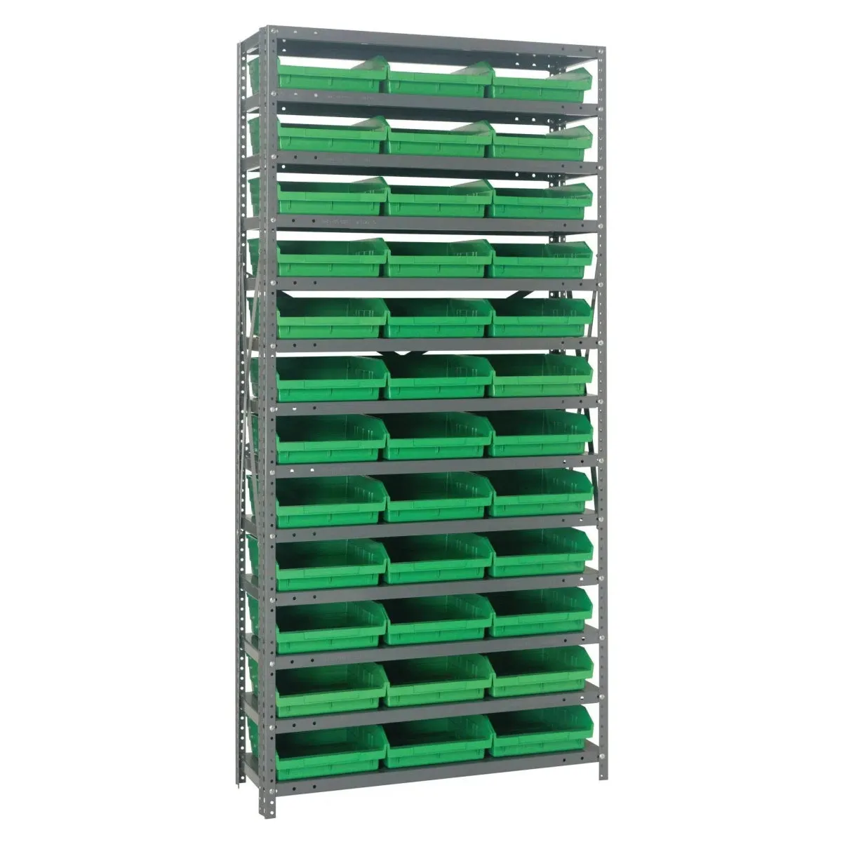 1875-110 | 18" x 36" x 75" Shelving Unit with 36 Bins