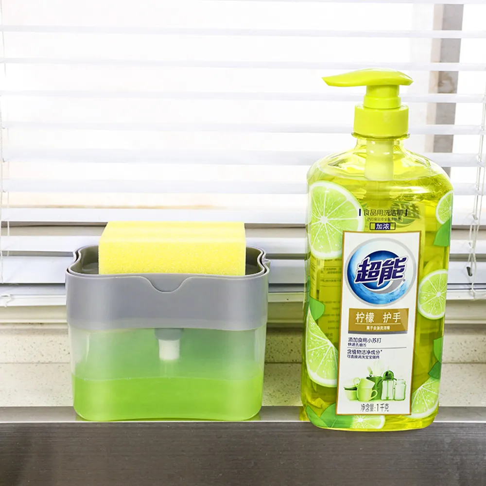 2-In-1 Sponge & Soap Dispenser