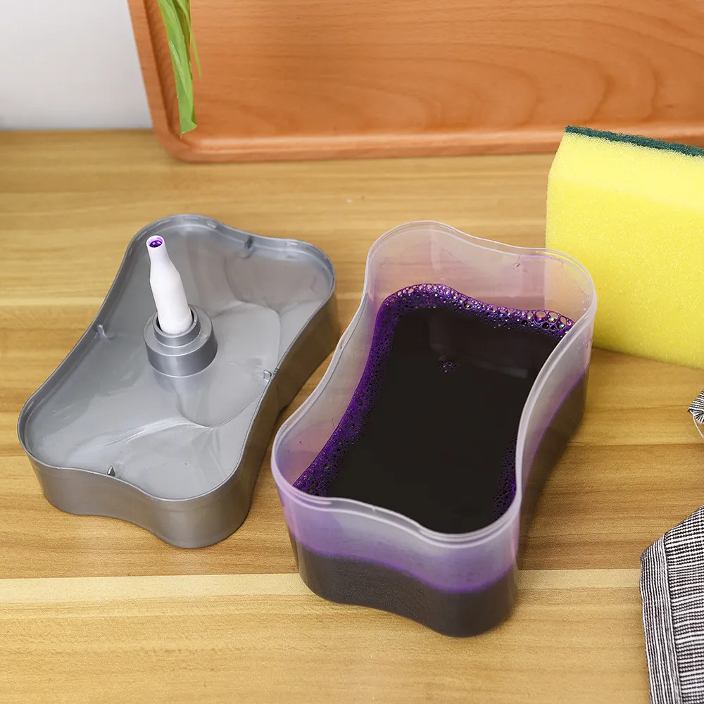 2-In-1 Sponge & Soap Dispenser