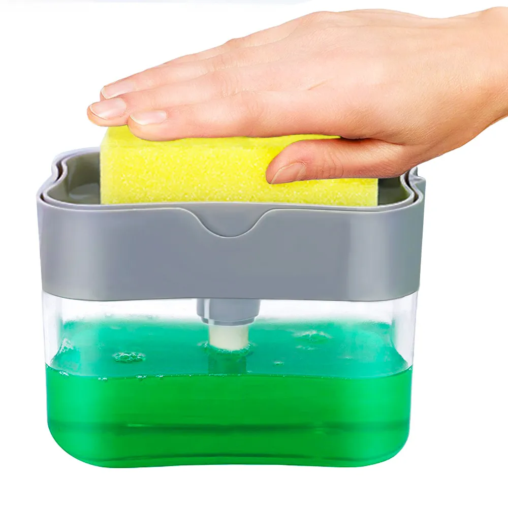 2-In-1 Sponge & Soap Dispenser