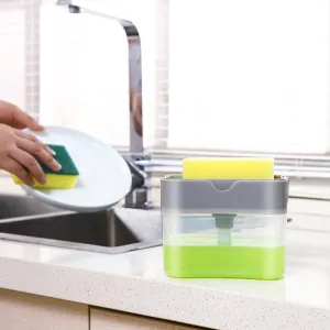 2-In-1 Sponge & Soap Dispenser