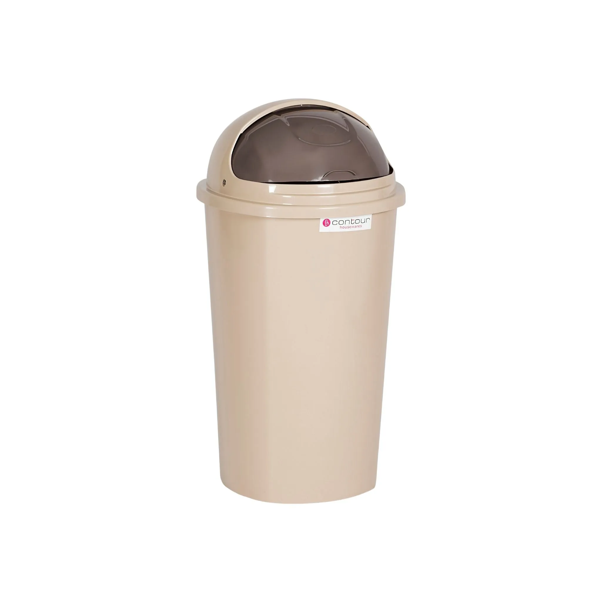 25L Contour Lift Office Waste Colour Dustbin Round Helmet Flip Top Lid Buzz