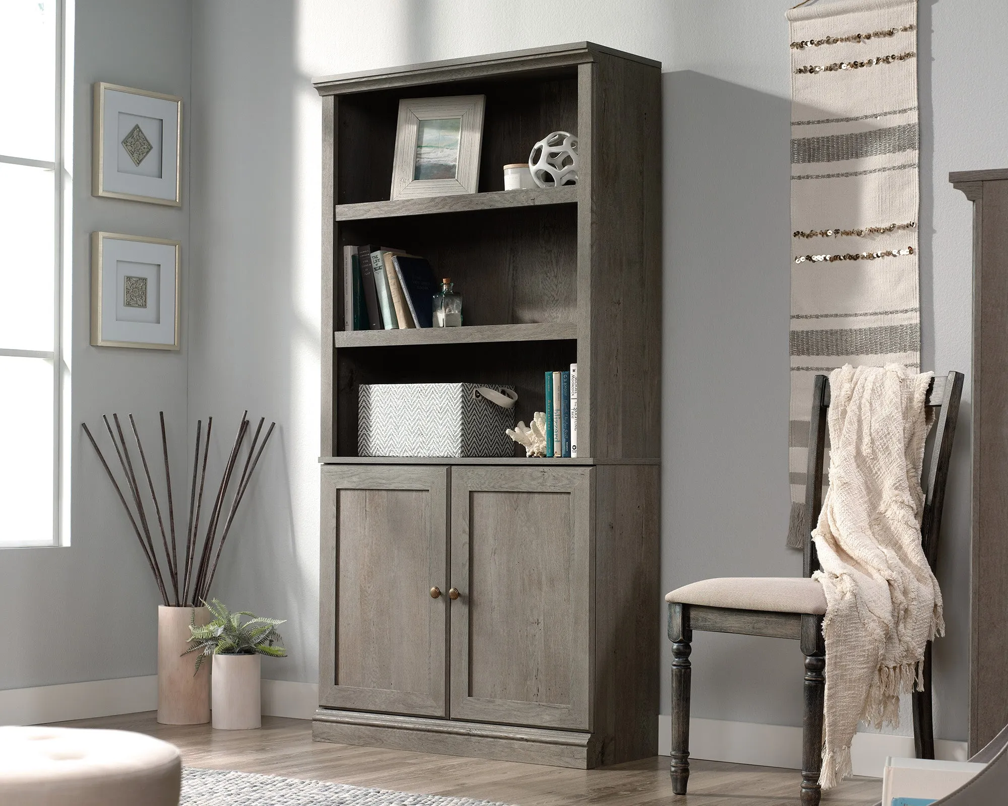 5 Shelf Bookcase W/doors Myo 3a