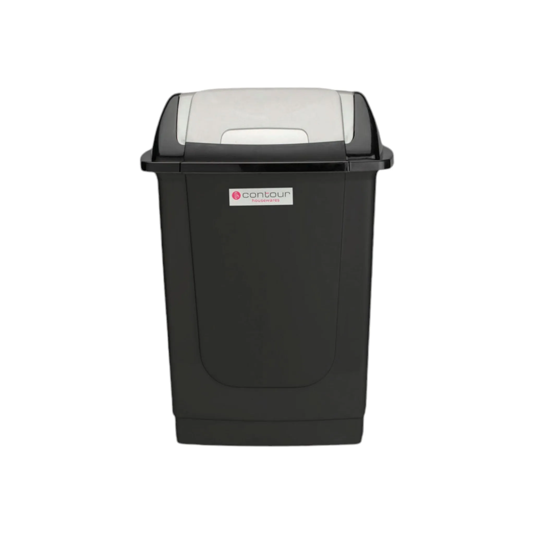 50L Contour Lift Office Waste Dustbin Square with Lift Lid Buzz