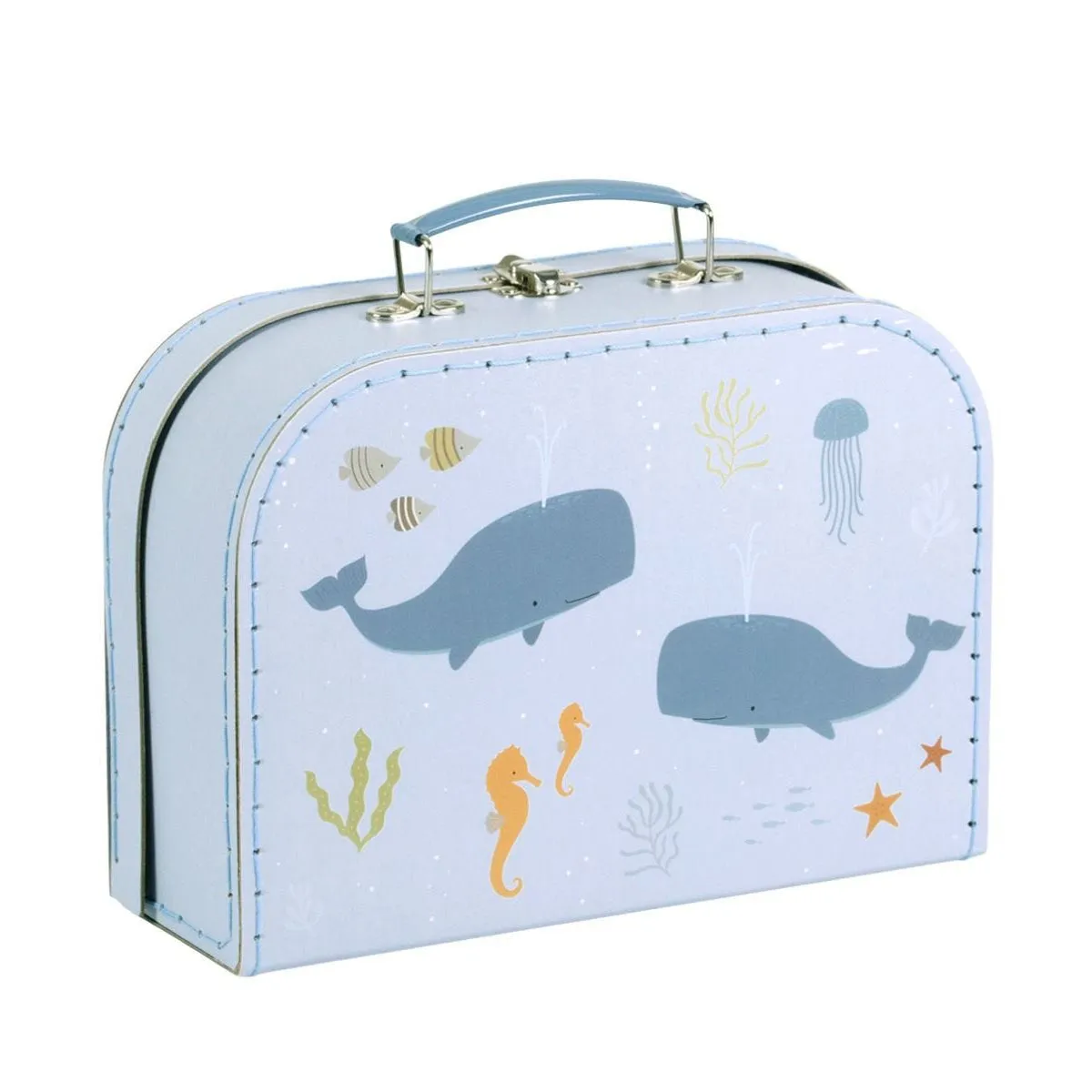 A Little Lovely Company Suitcase Set: Ocean