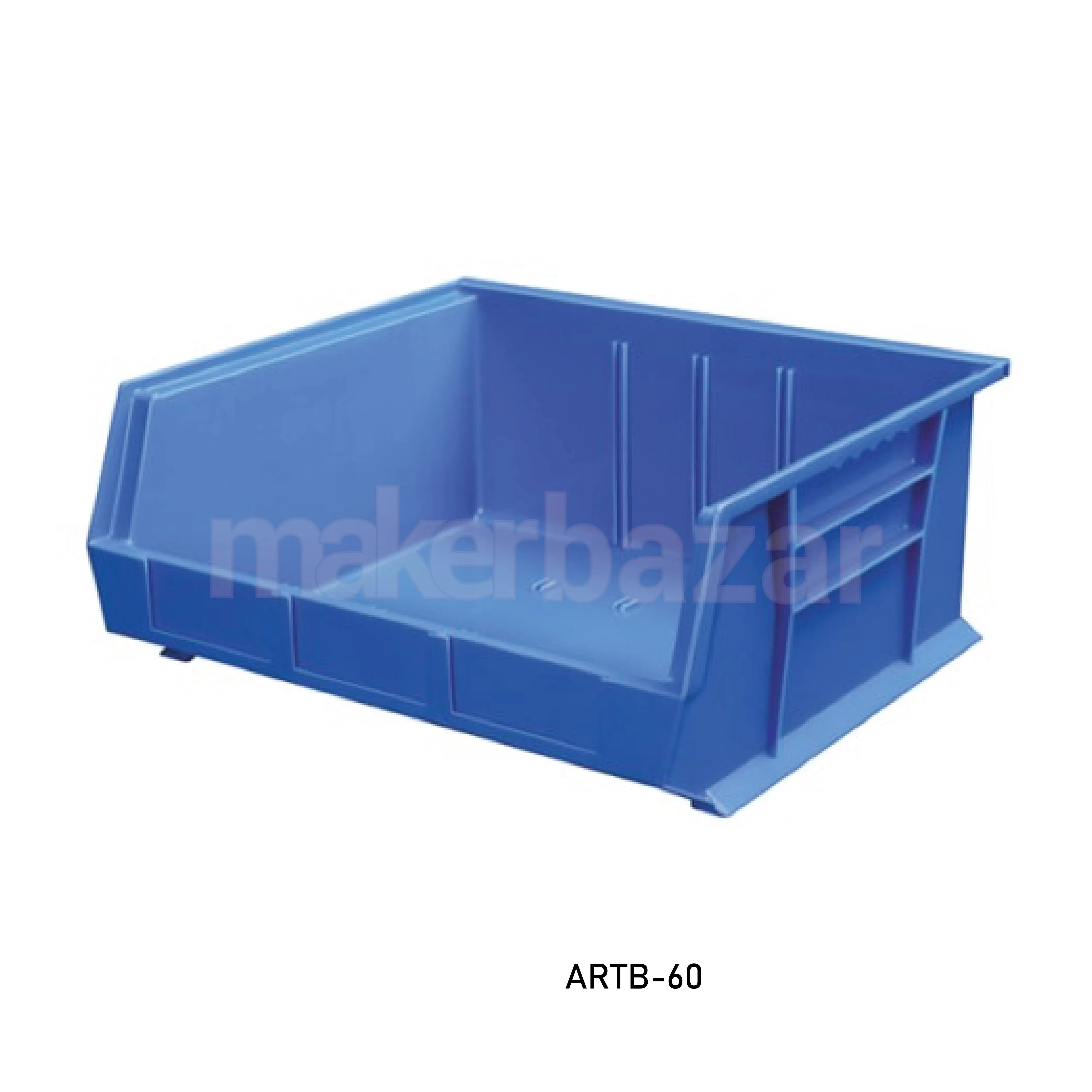 Alkon: ARTB-25 Rhino Tuff Bins 205mm X 139mm X 126mm Blue/Red