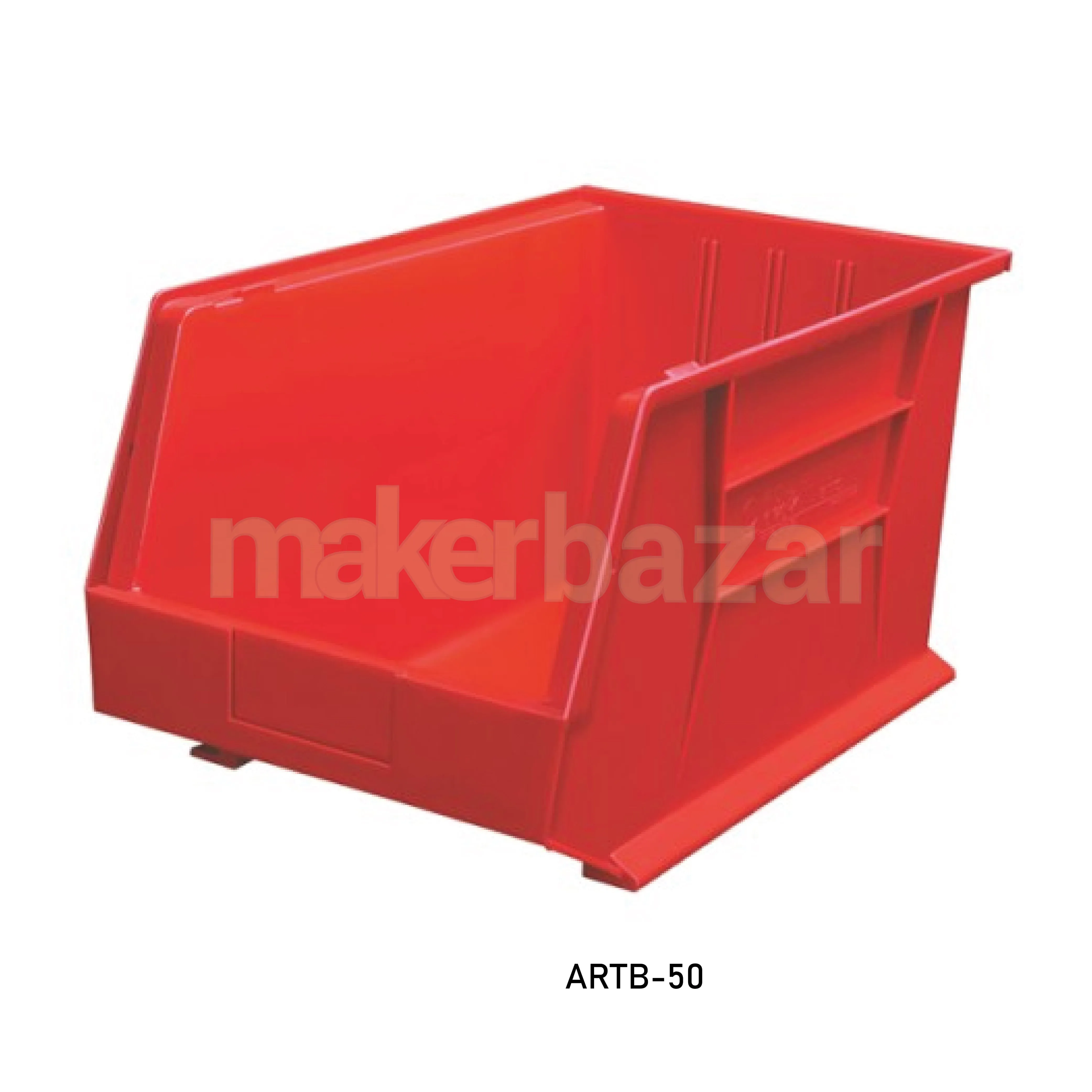 Alkon: ARTB-25 Rhino Tuff Bins 205mm X 139mm X 126mm Blue/Red