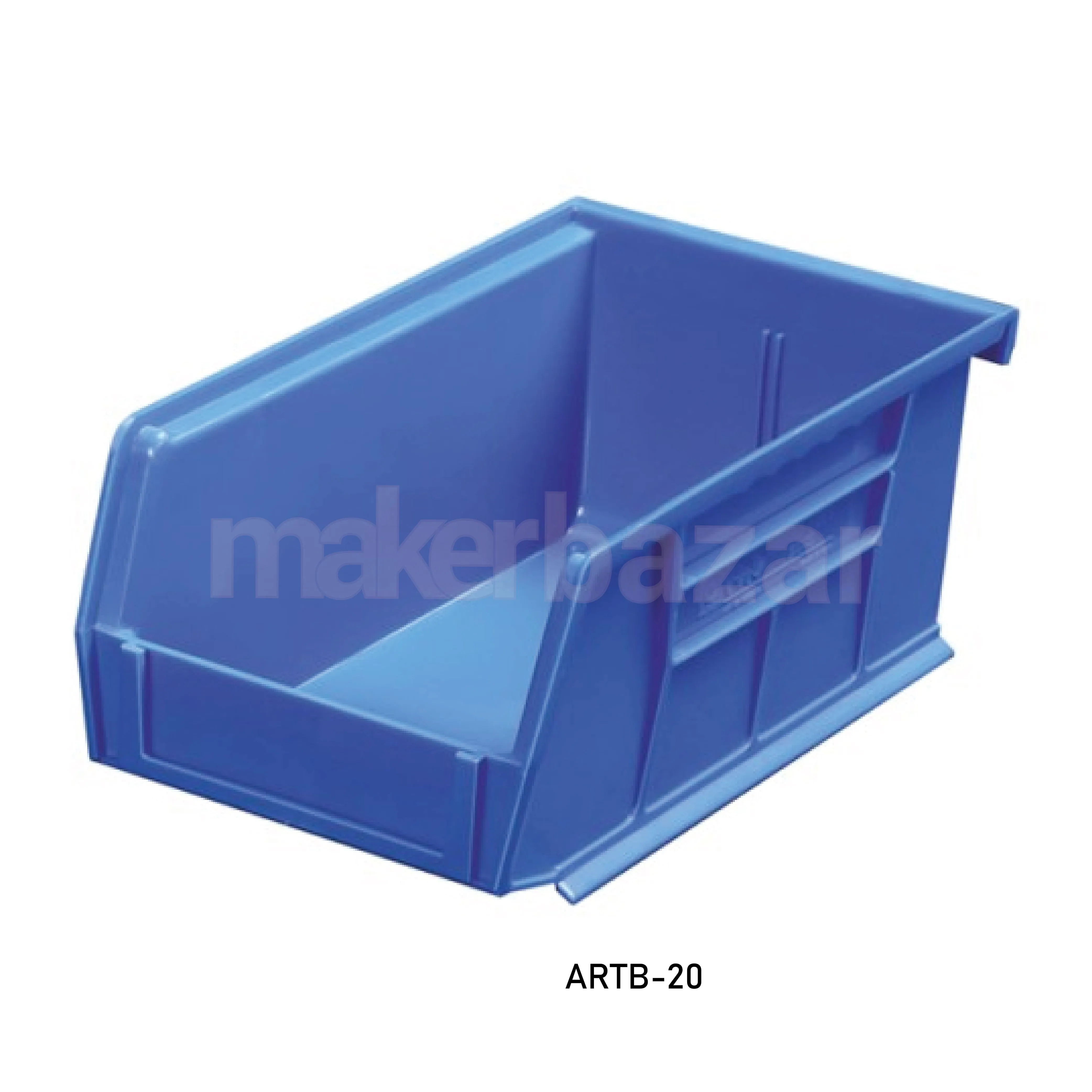 Alkon: ARTB-25 Rhino Tuff Bins 205mm X 139mm X 126mm Blue/Red