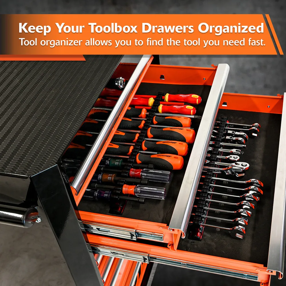 Aluminum Magnetic Screwdriver and Small Tool Organizer