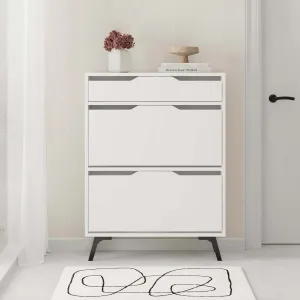 Asta Modern Shoe Cabinet with Drawers