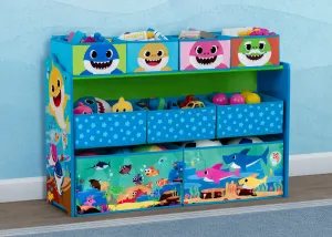 Baby Shark Deluxe 9 Bin Design and Store Toy Organizer