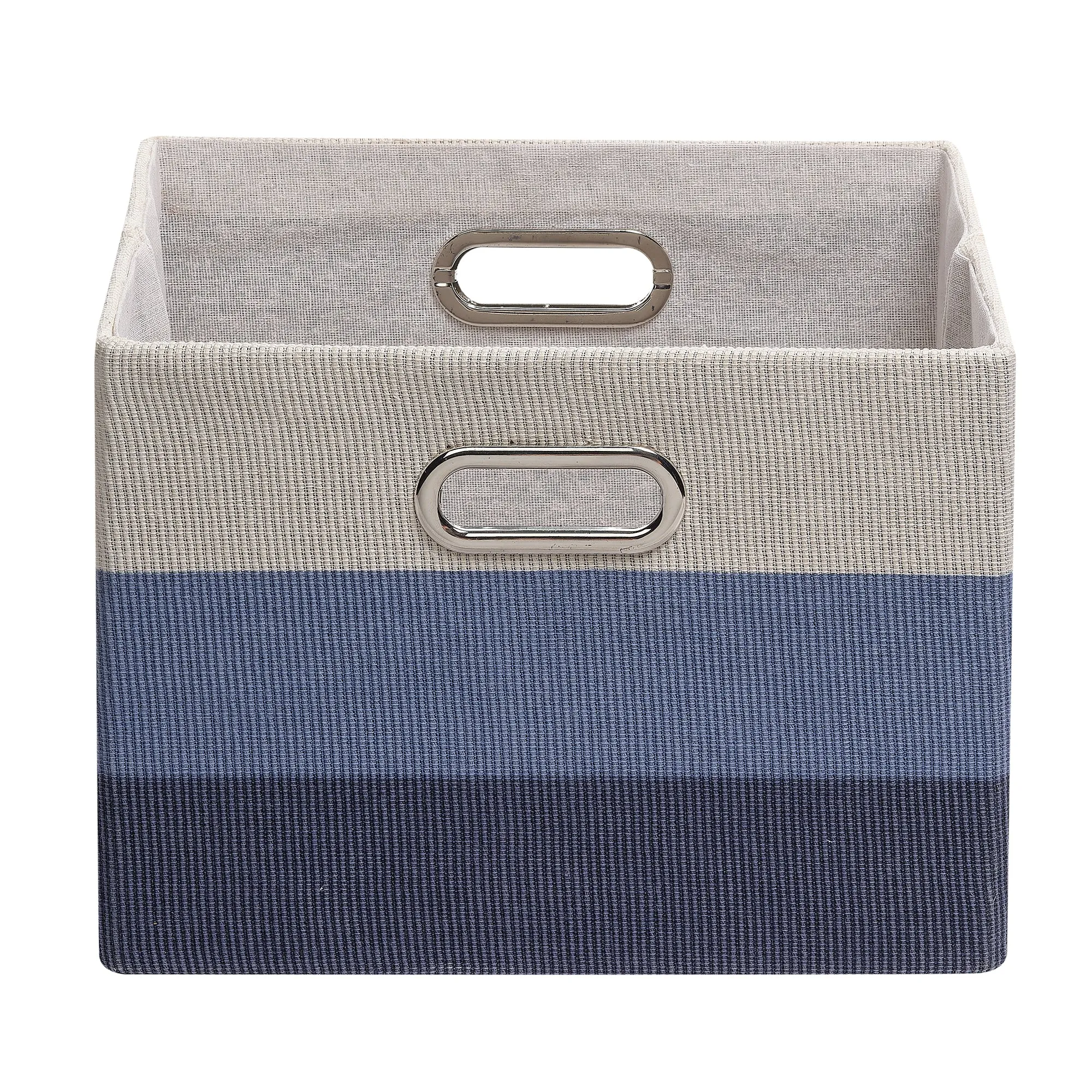 Blue Ombre Collapsible Storage Basket