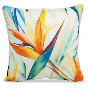 Bondi Island Paradise - 45 x 45 cm Piped Outdoor Cushion