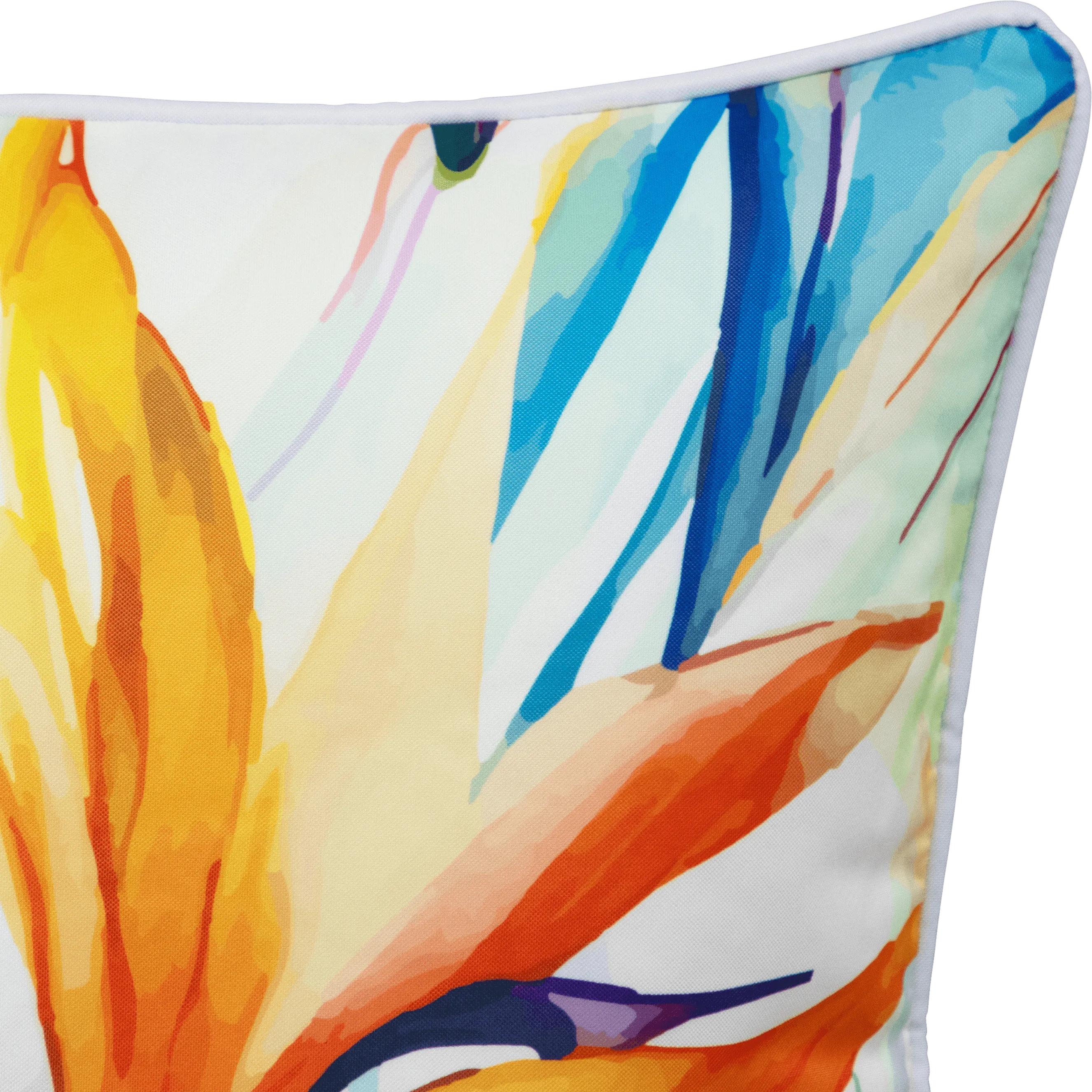 Bondi Island Paradise - 45 x 45 cm Piped Outdoor Cushion