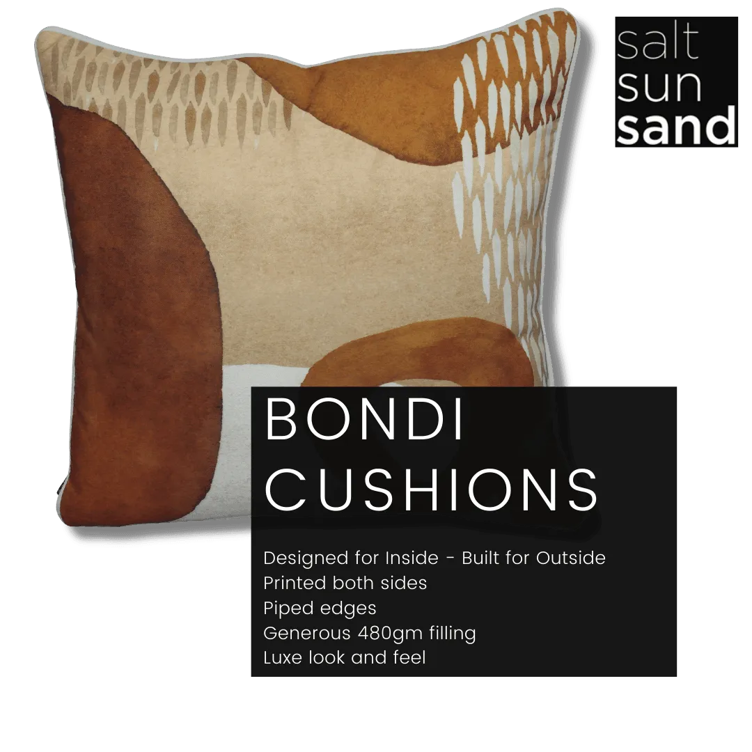 Bondi Outback - 45 x 45 cm Piped Cushion