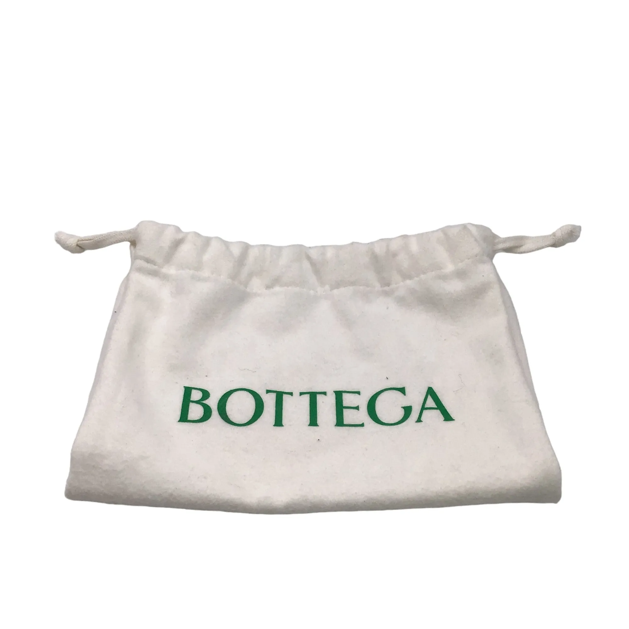 Bottega Veneta Green Leather Whirl Clutch Bag