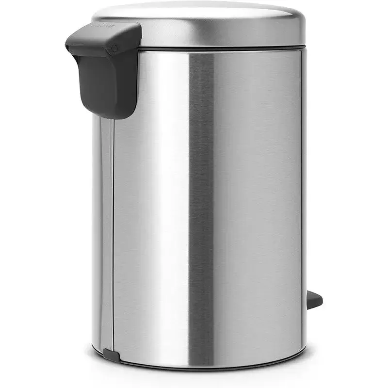 Brabantia NewIcon Pedal Waste Bin 10-12L - Matt Steel