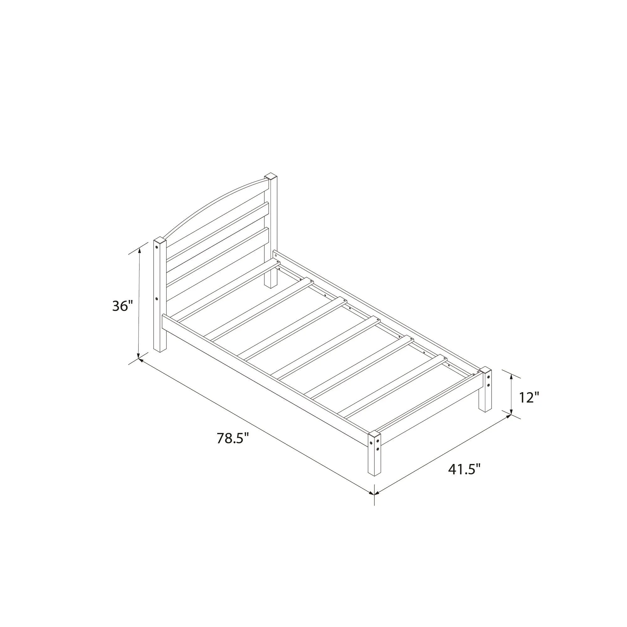 Braylon Wood Bed