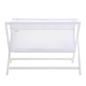 BreathableBaby Breathable Mesh Portable Bassinet - White