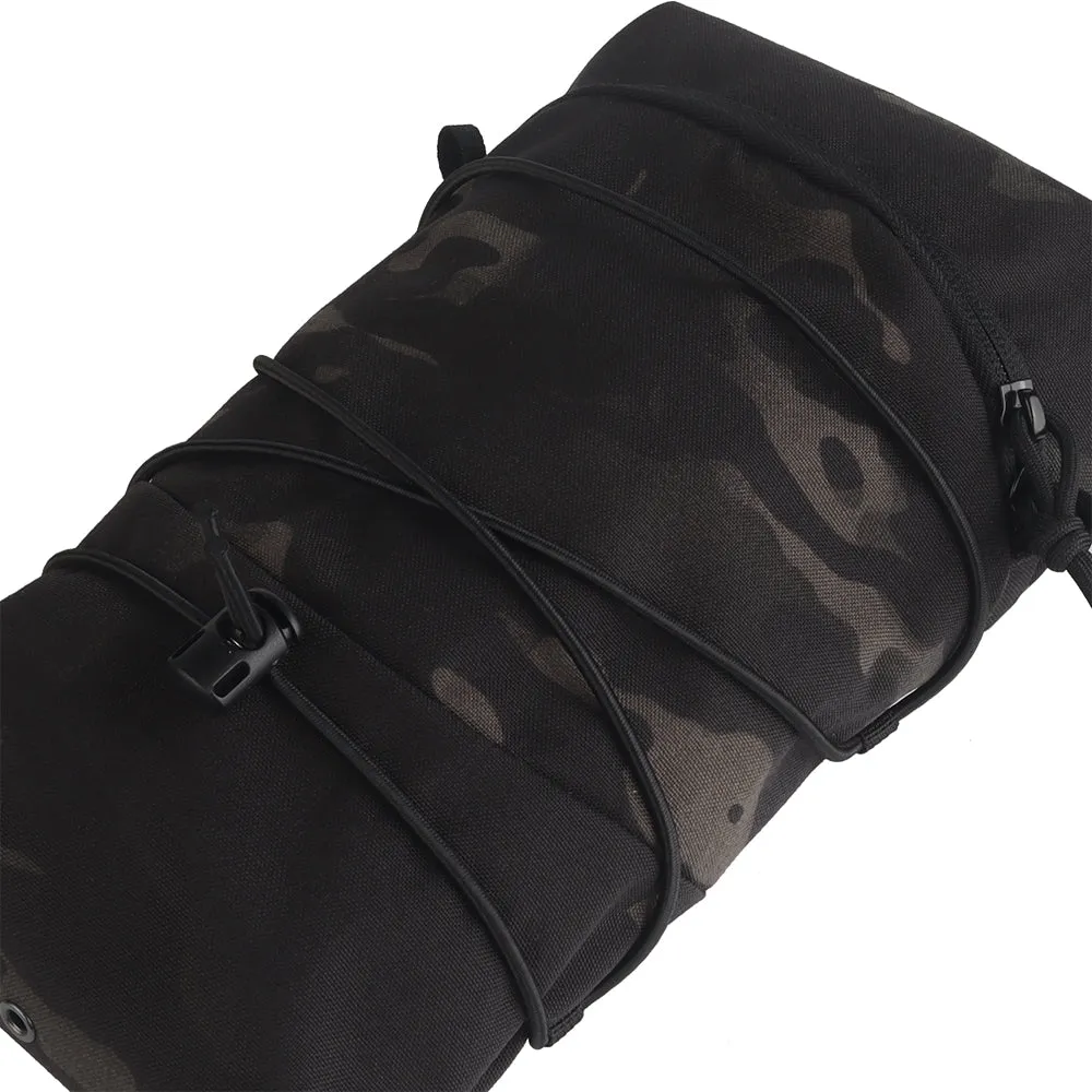 Cargo universal pocket 3x6 Vertical Laser Cut Multicam Black