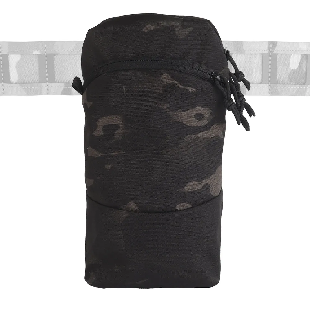 Cargo universal pocket 3x6 Vertical Laser Cut Multicam Black