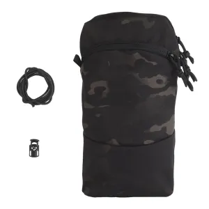 Cargo universal pocket 3x6 Vertical Laser Cut Multicam Black