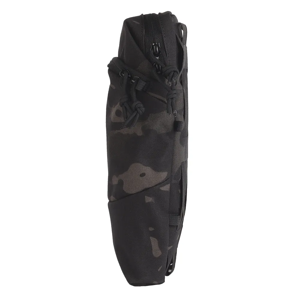 Cargo universal pocket 3x6 Vertical Laser Cut Multicam Black