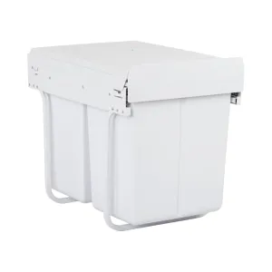 Cefito 2x20L Pull Out Bin - White