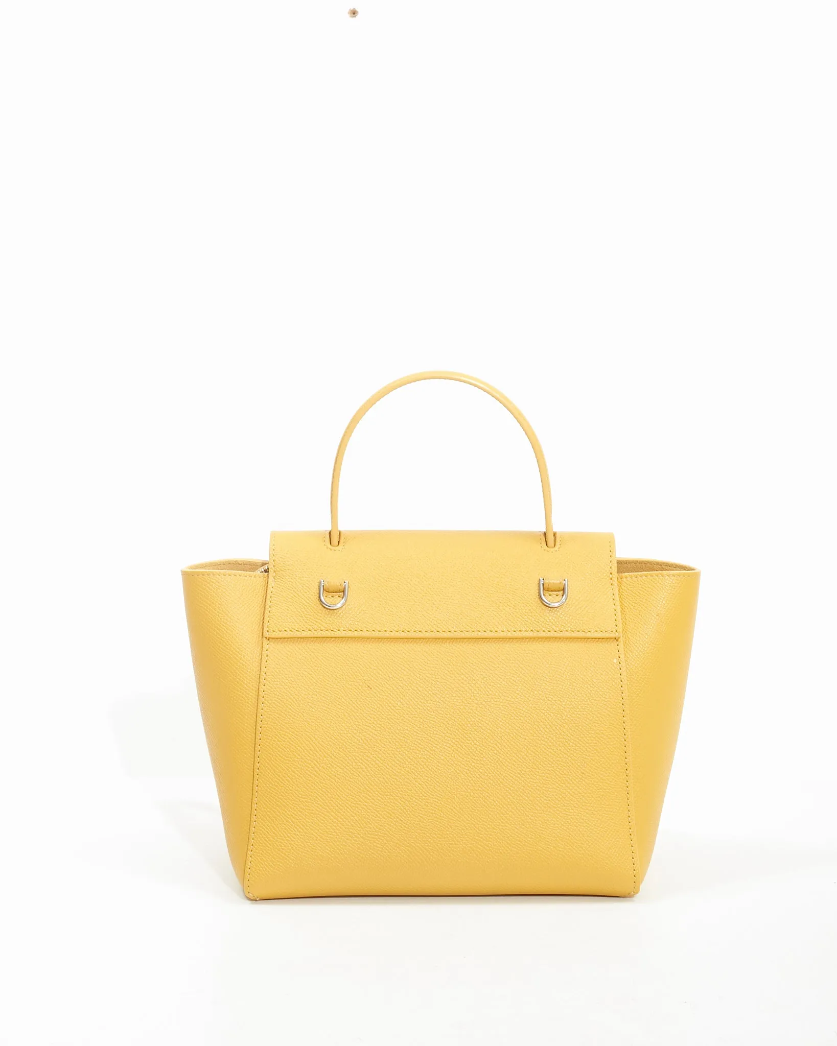 Celine Mustard Yellow Leather Nano Belt Bag