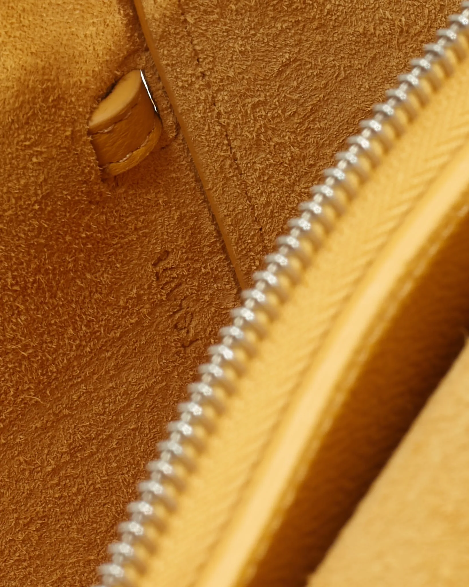 Celine Mustard Yellow Leather Nano Belt Bag