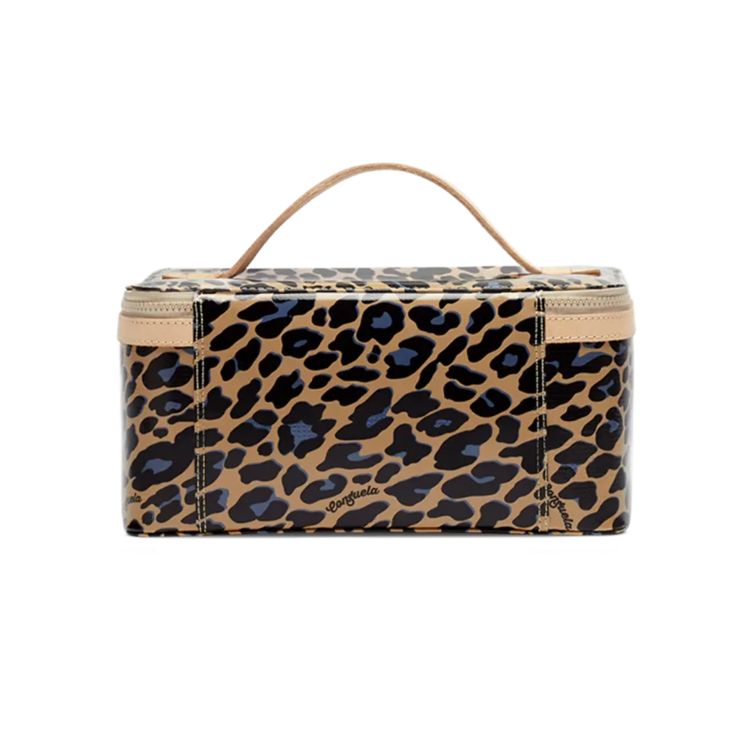 Consuela Women's Blue Jag Train Case Bags