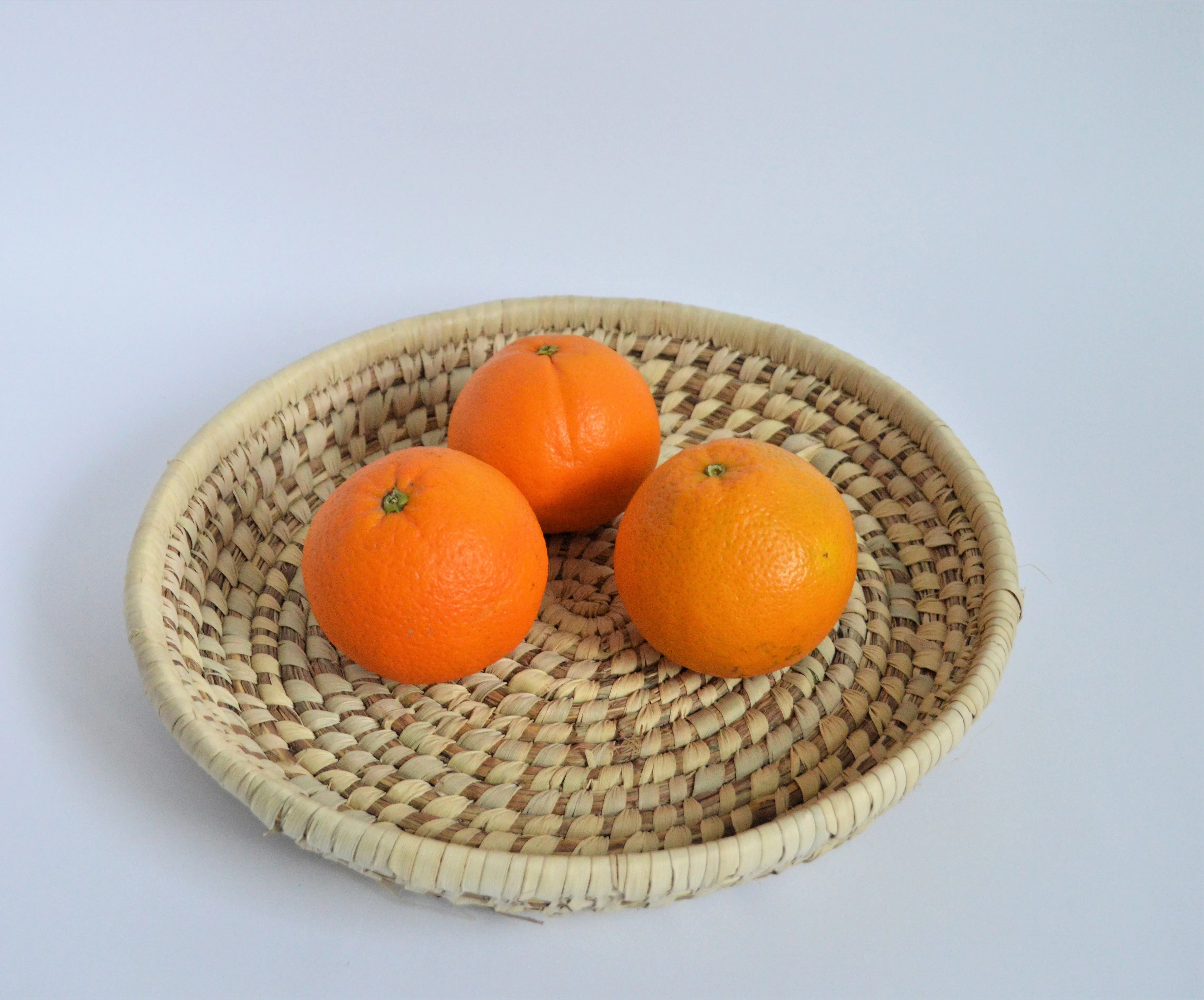 Egyptian Traditional Basket Palm leaf & Halfa grass