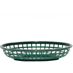 Fast Food Basket Green 23 x 12cm