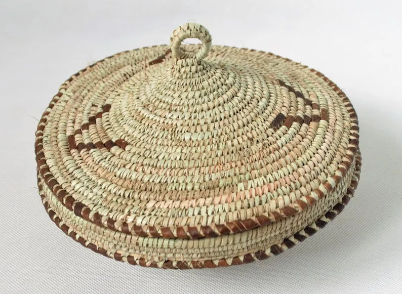 Fine woven African basket