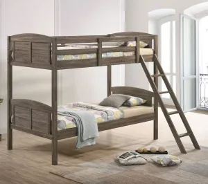 Flynn Bunk Bed Weathered Brown