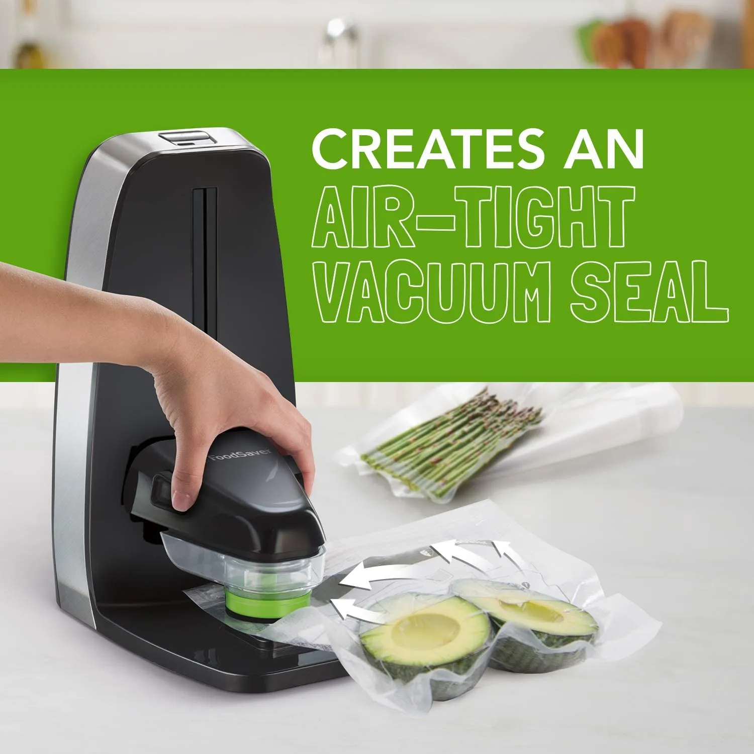 FoodSaver Vacuum Sealer: One-Touch Operation