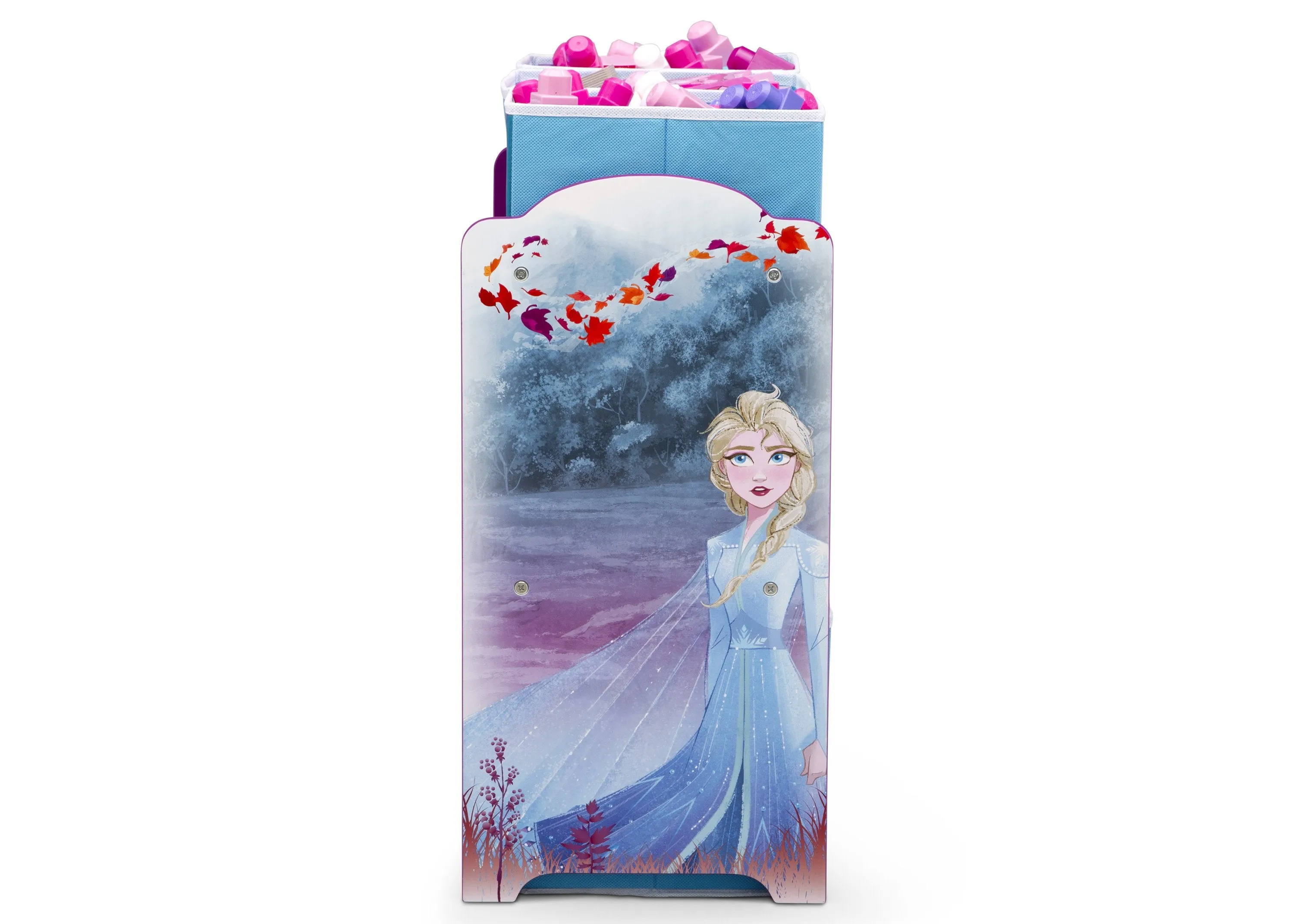 Frozen II Design and Store 6 Bin Toy Organizer